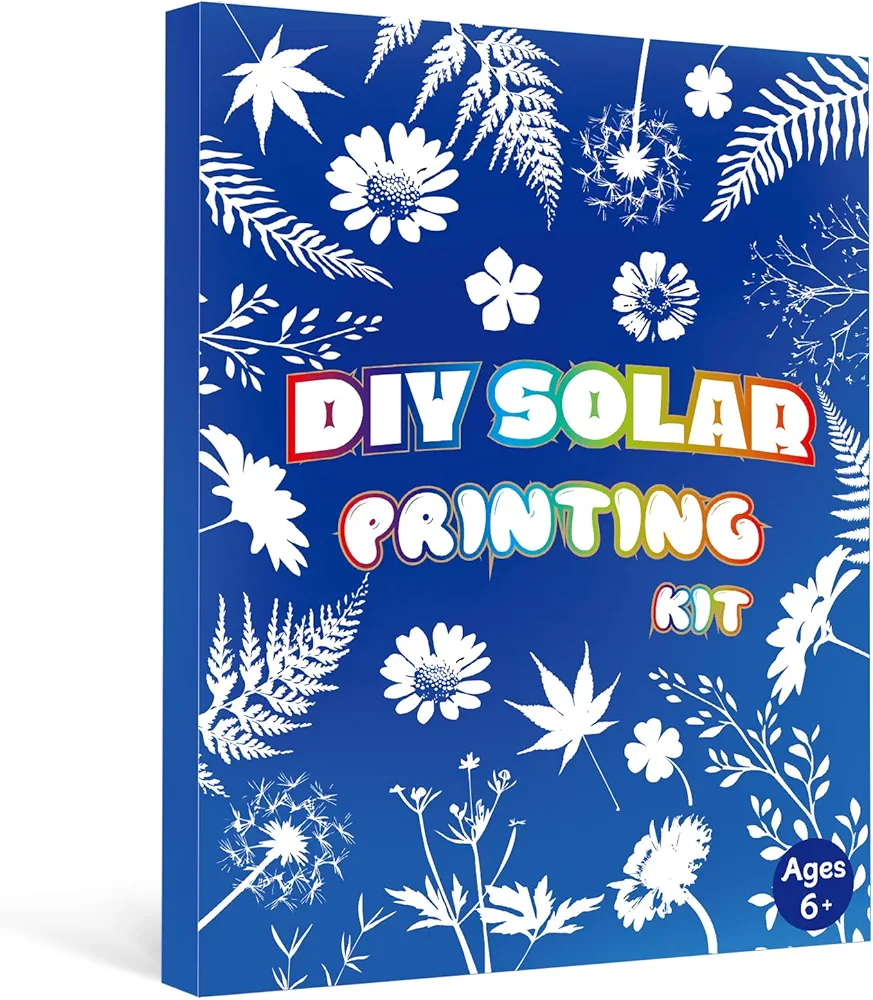 MBMFT Arts and Crafts for Kids Ages 8-12 - DIY Solar Printing Kit - Funny Paper Crafts Gifts for Girls Kids Toddler Ages 3-5 4-6 6-8 Easter Basket Stuffers